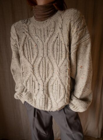 Cable knit sweater - NEW IN - Woman 